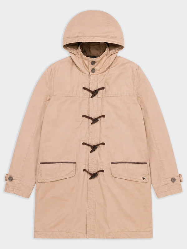 Burberry Beige Duffle Coat - M