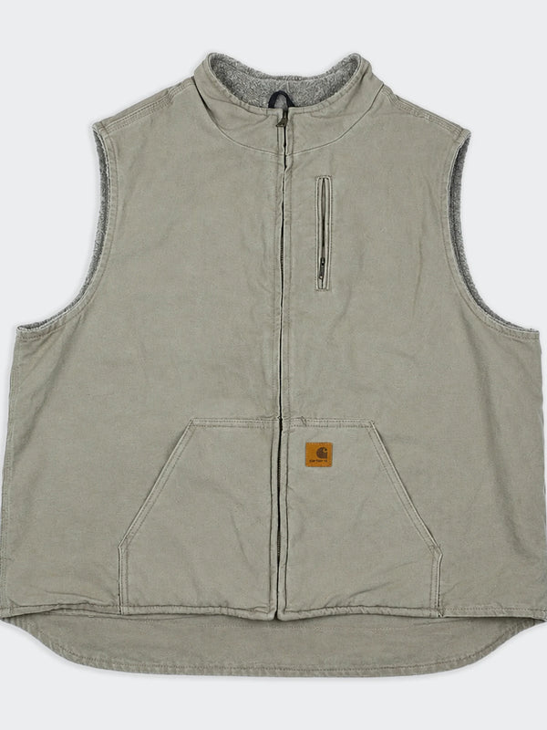 Carhartt Chaleco de Lona Vintage Beige - XXL