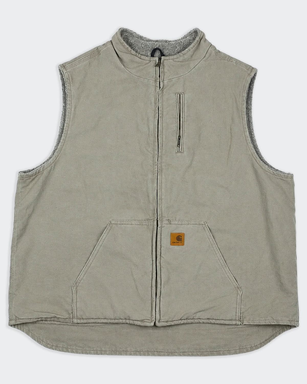 Carhartt Chaleco de Lona Vintage Beige - XXL