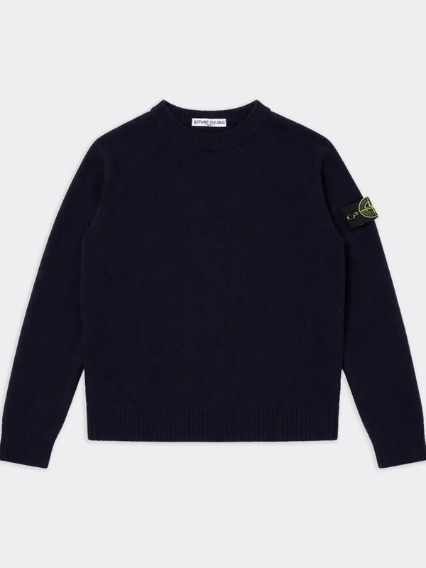 Stone Island Navy Crewneck Jumper - M