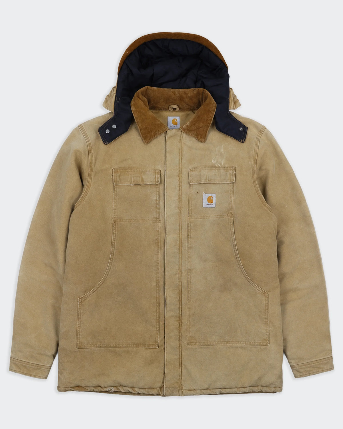 Carhartt Berwick Jacket de Lona Vintage Beige - XL