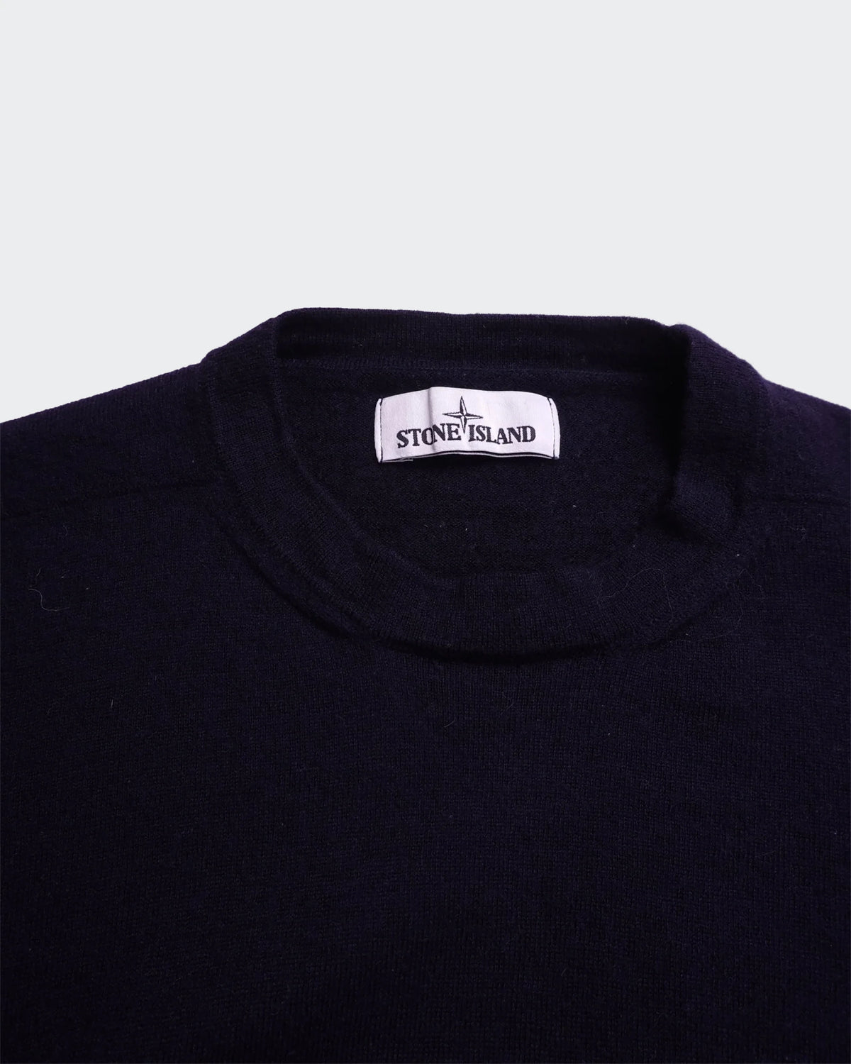 Stone Island Schwarz Rundhalspullover - L