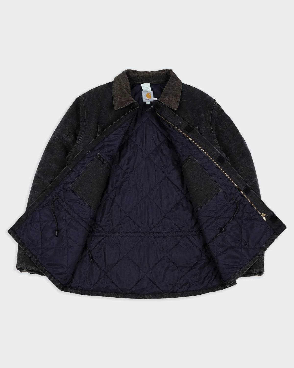 Carhartt Veste Berwick Vintage Canvas Noire - L
