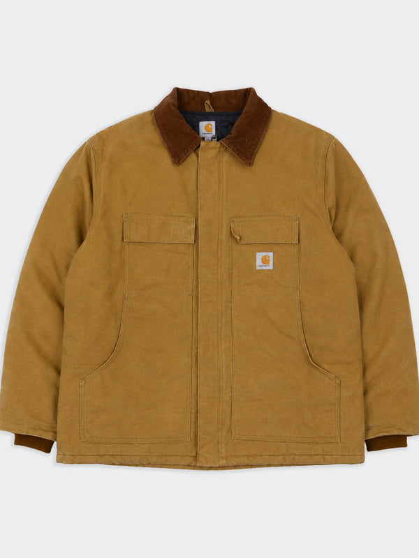 Carhartt Chaqueta Berwick Vintage Canvas Marrón - XXL