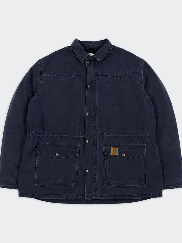 Carhartt Chaqueta Duster Vintage Canvas Azul Marino - XXL