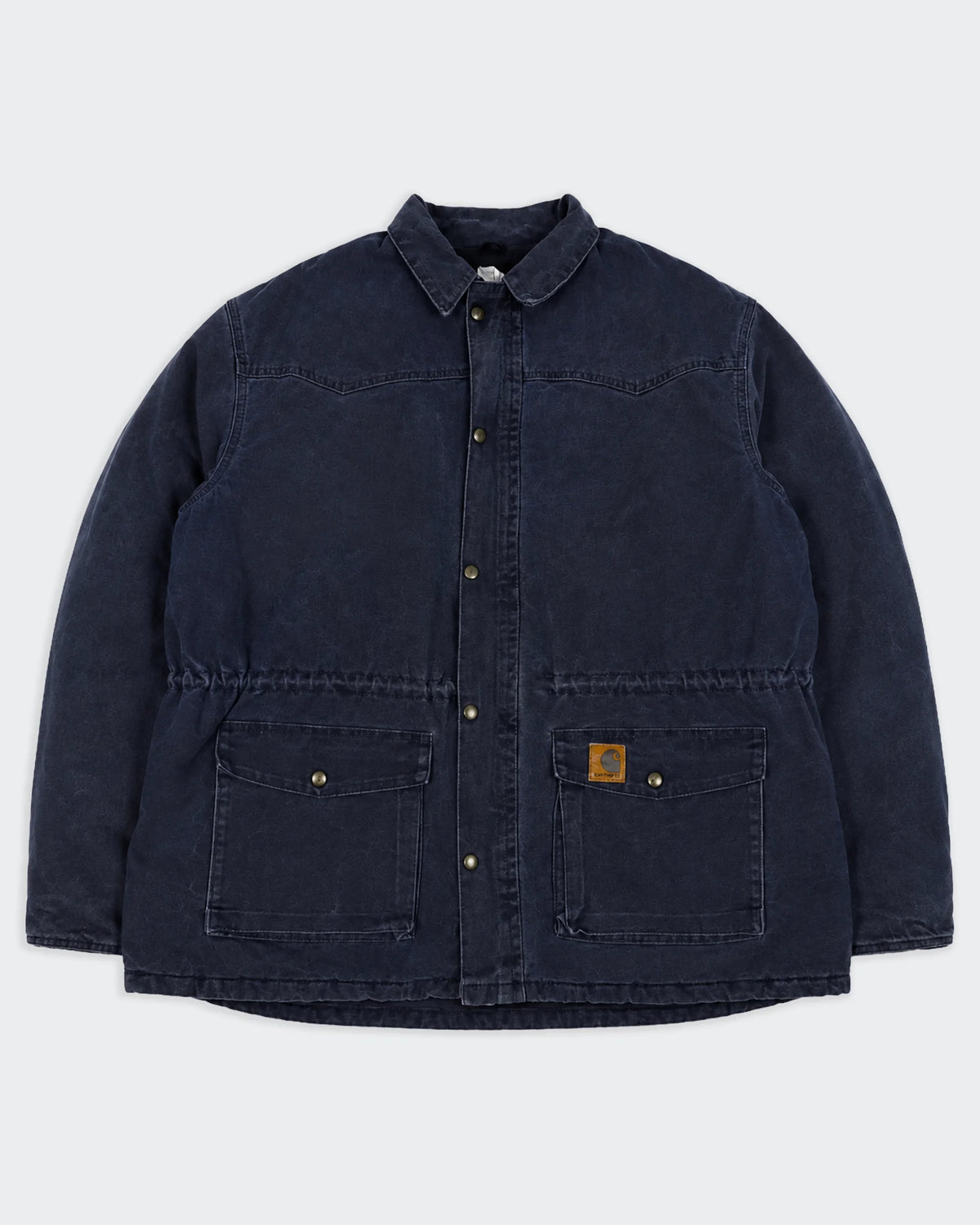 Carhartt Marineblau Vintage Canvas Duster Jacke - XXL