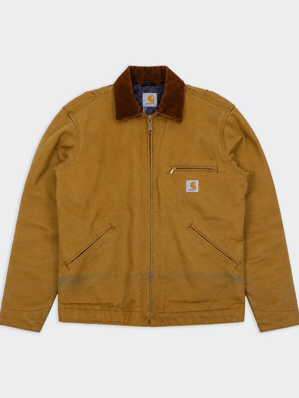 Carhartt Detroit Jacket de Lona Vintage Marrón - S
