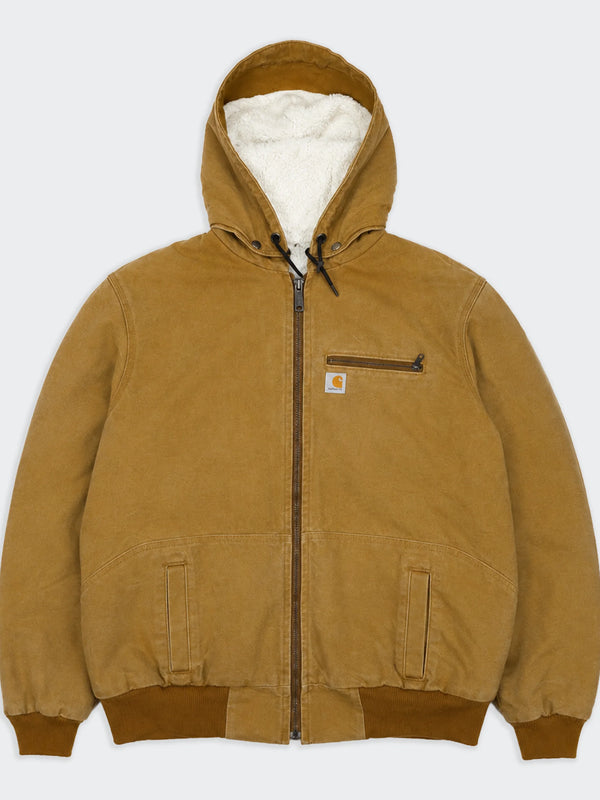Carhartt Chaqueta Active forrada en sherpa Vintage Canvas Marrón - XXL
