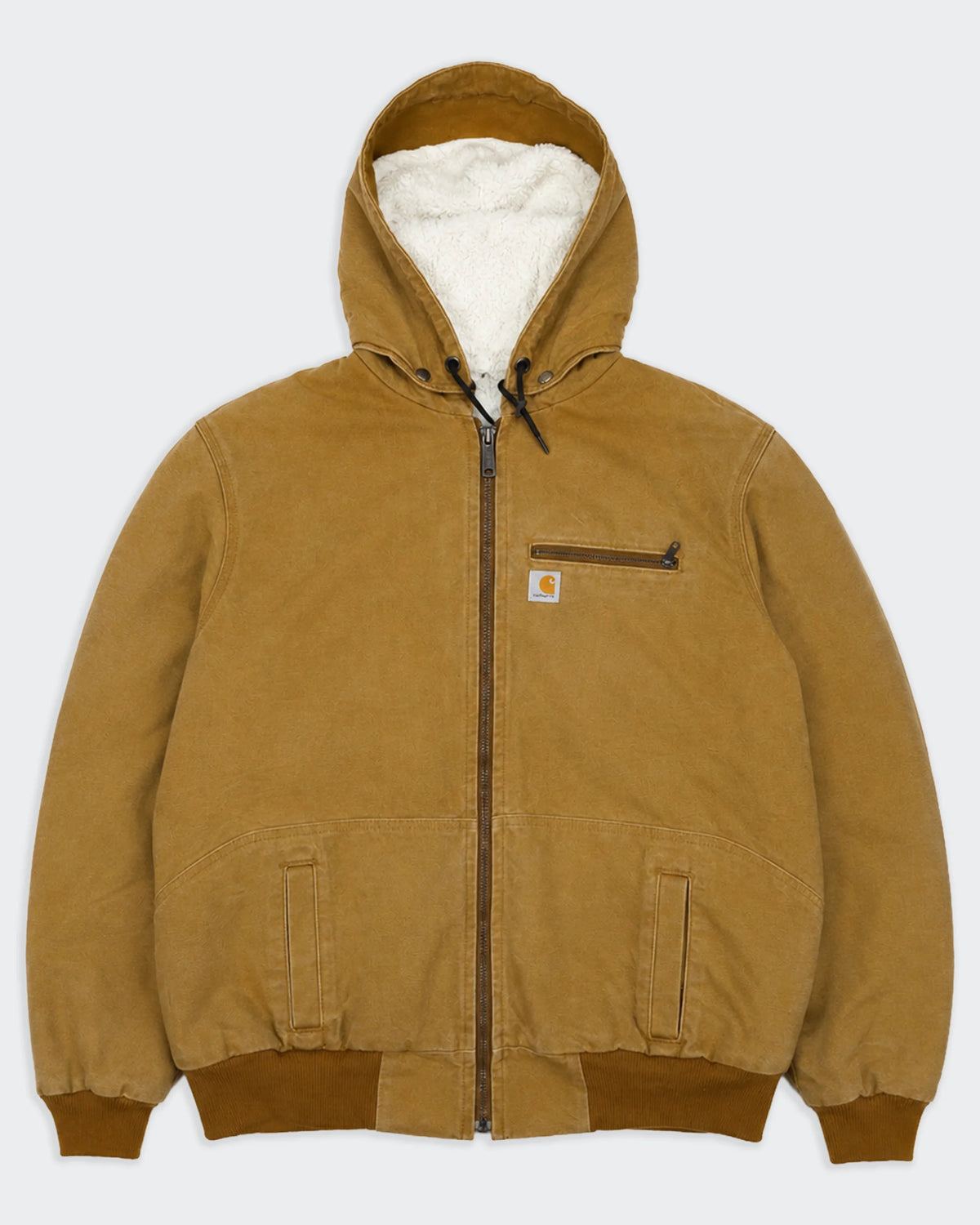 Carhartt Chaqueta Active forrada en sherpa Vintage Canvas Marrón - XXL