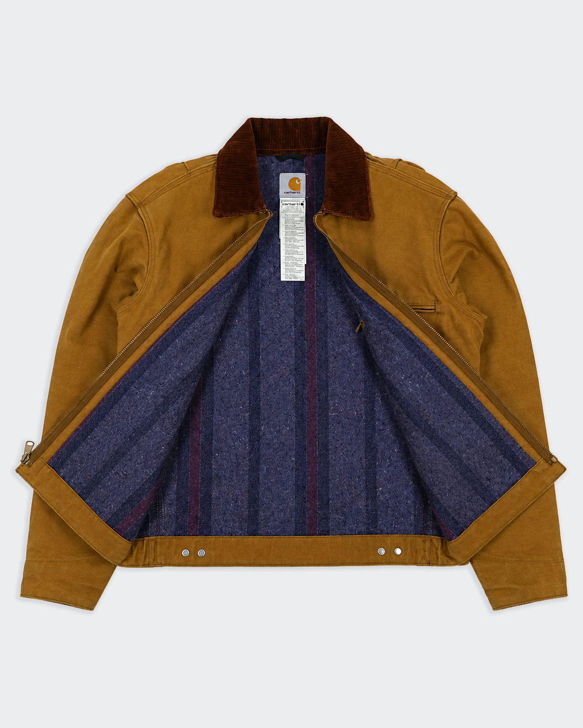 Carhartt Braun Vintage Canvas Detroit Jacket - S
