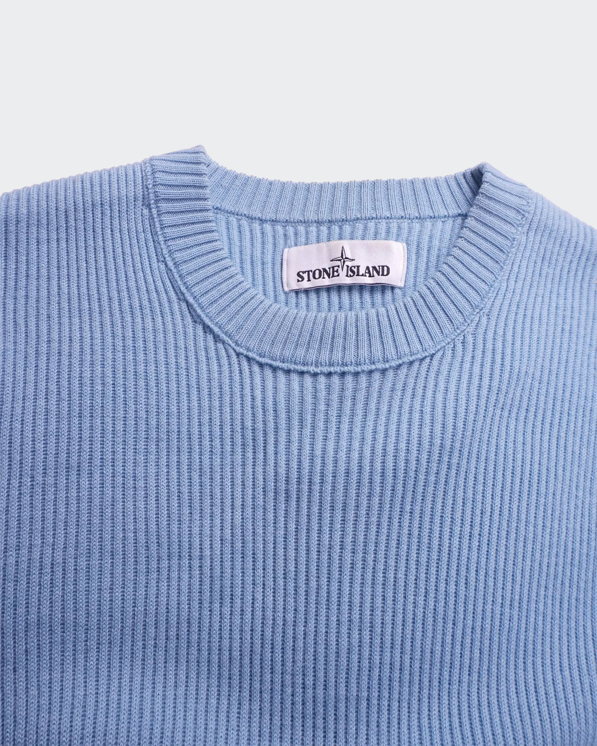 Stone Island Blue Crewneck Sweater - M