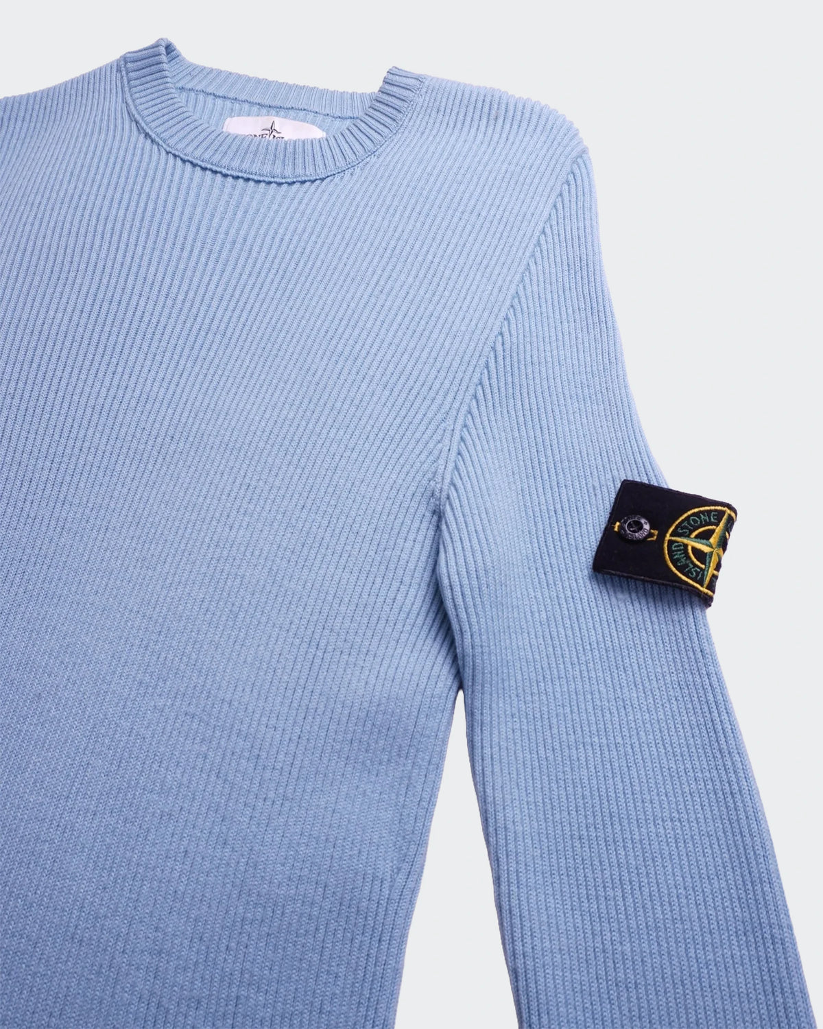 Stone Island Blue Crewneck Sweater - M