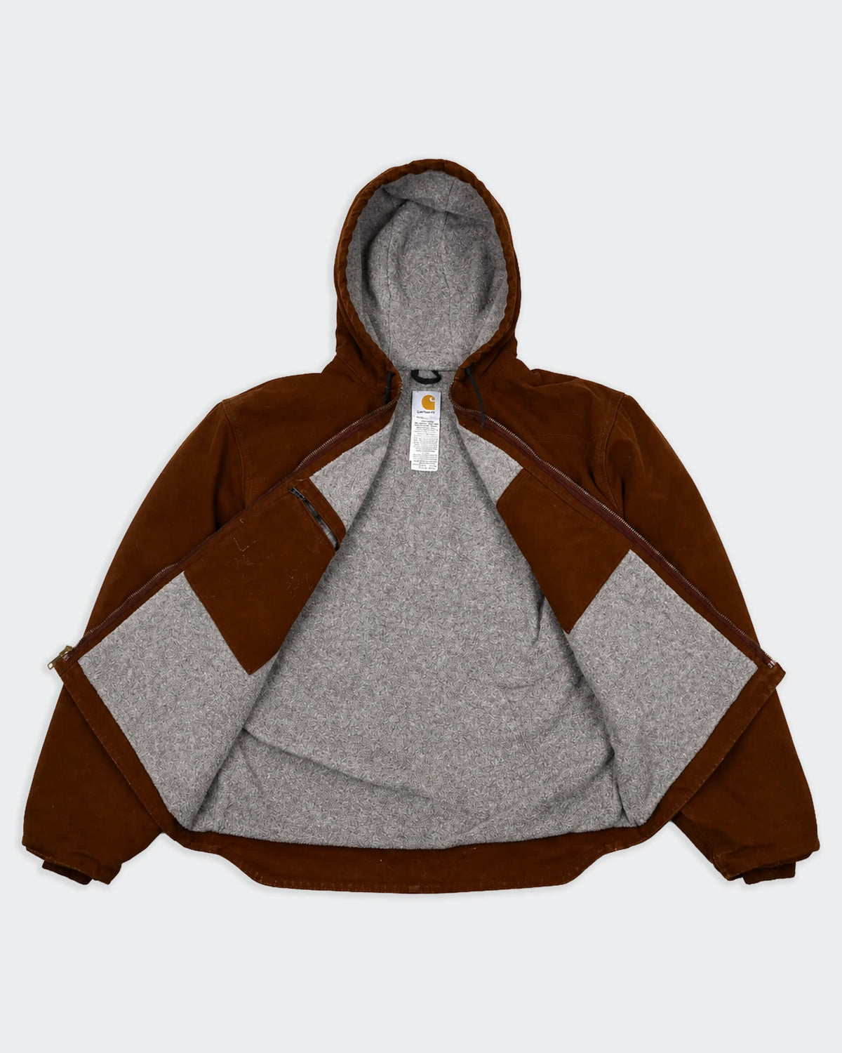 Carhartt Bordeaux Vintage Canvas Sierra Jacke - L