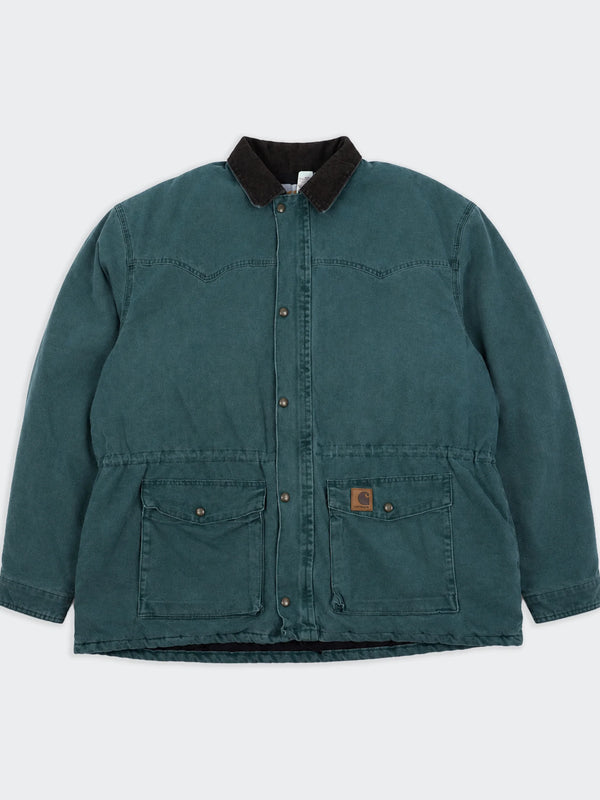 Carhartt Chore Jacket de Lona Vintage Verde - XXL