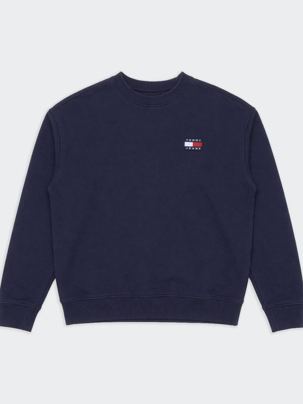 Tommy Jeans Navy Crewneck Jumper - S