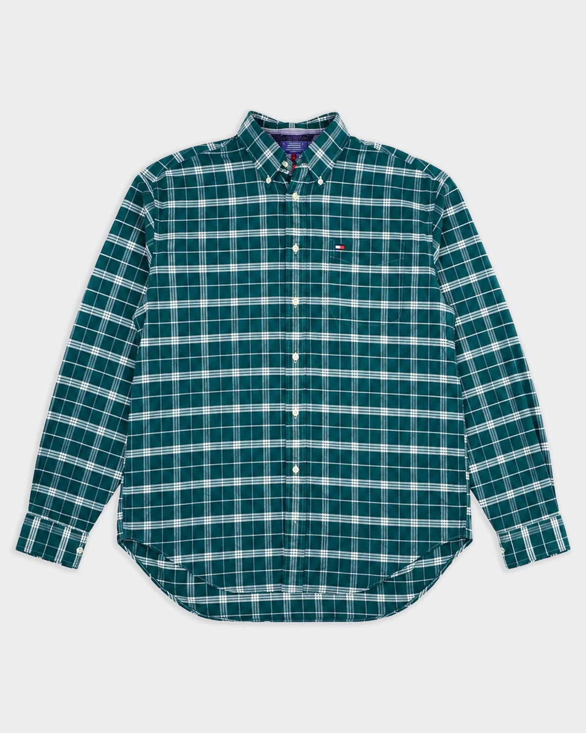 Tommy Hilfiger Camicia Abbottonata Verde - L