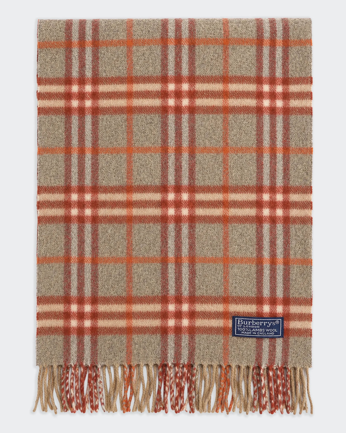 Burberry beige wollen sjaal