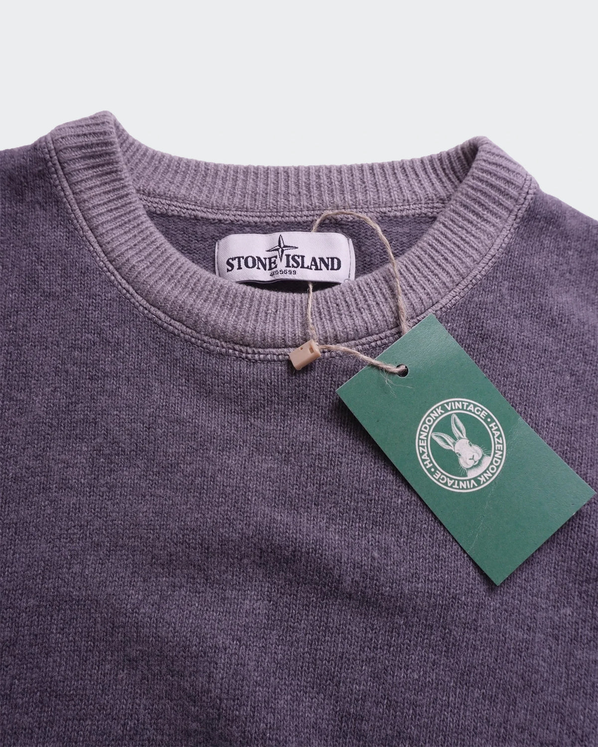 Stone Island Maglione Girocollo Lana Grigio - S