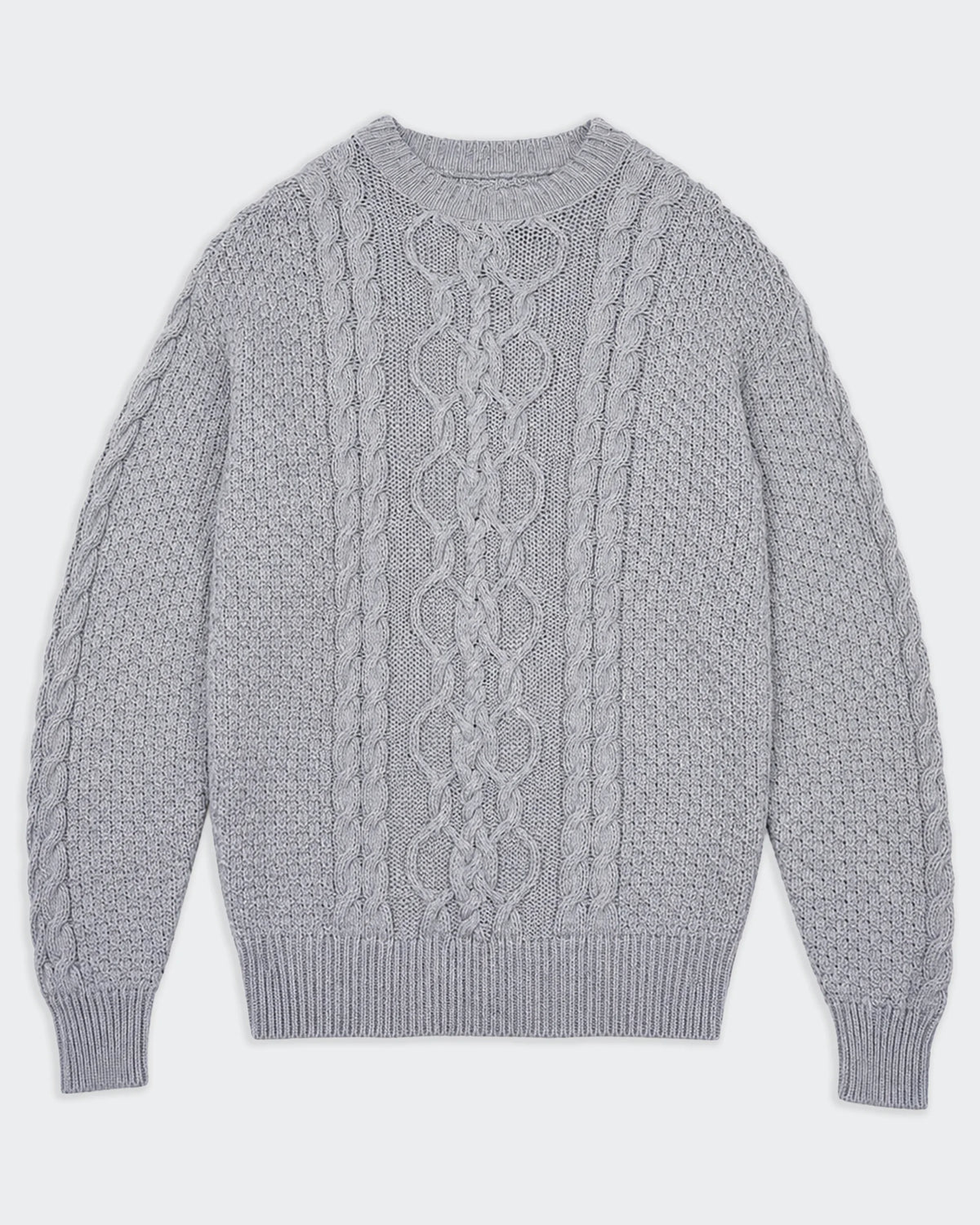 Ralph Lauren Pull Torsadé Gris - XL