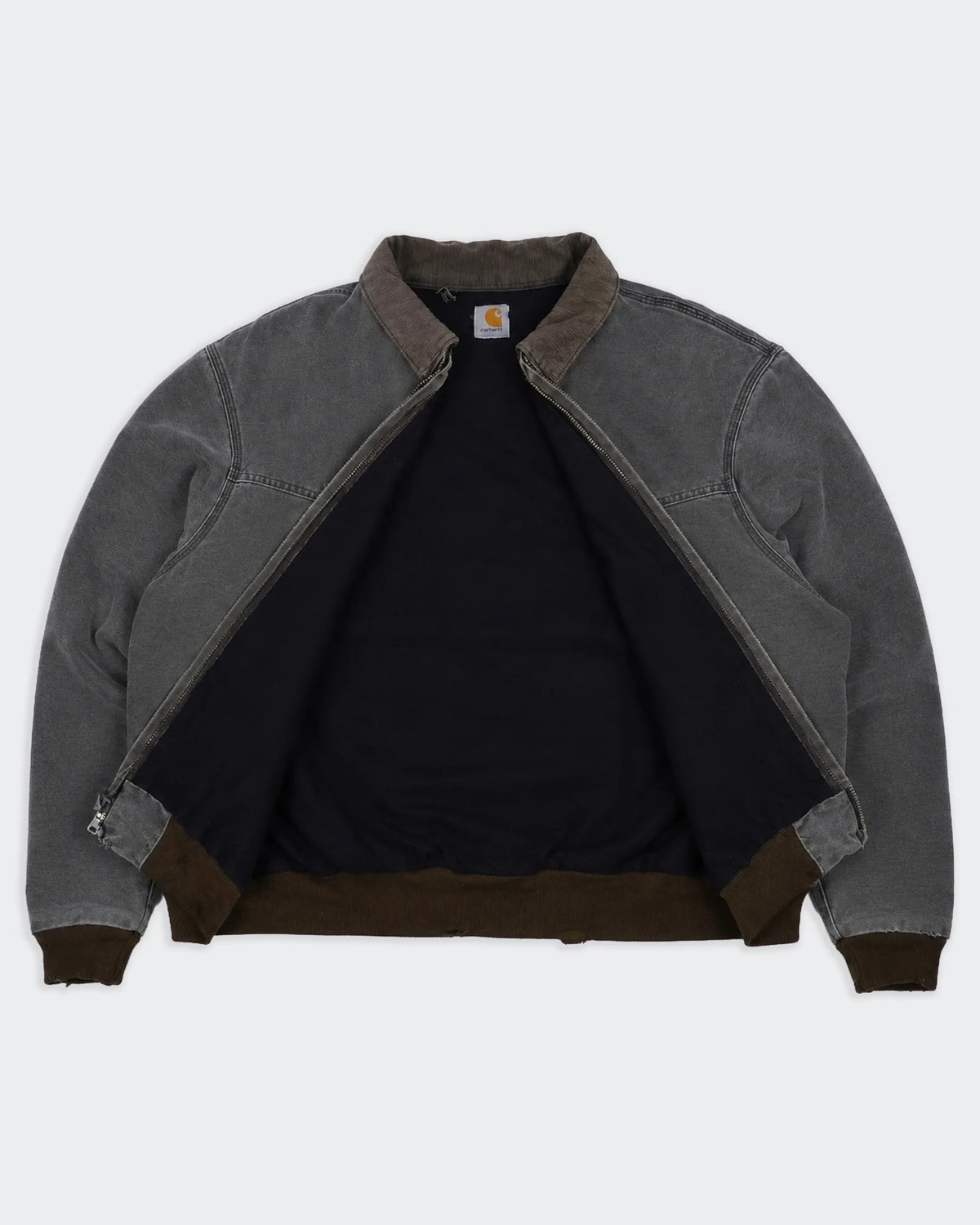 Carhartt Grau Vintage Canvas Santa Fe Bomber Jacket - XL
