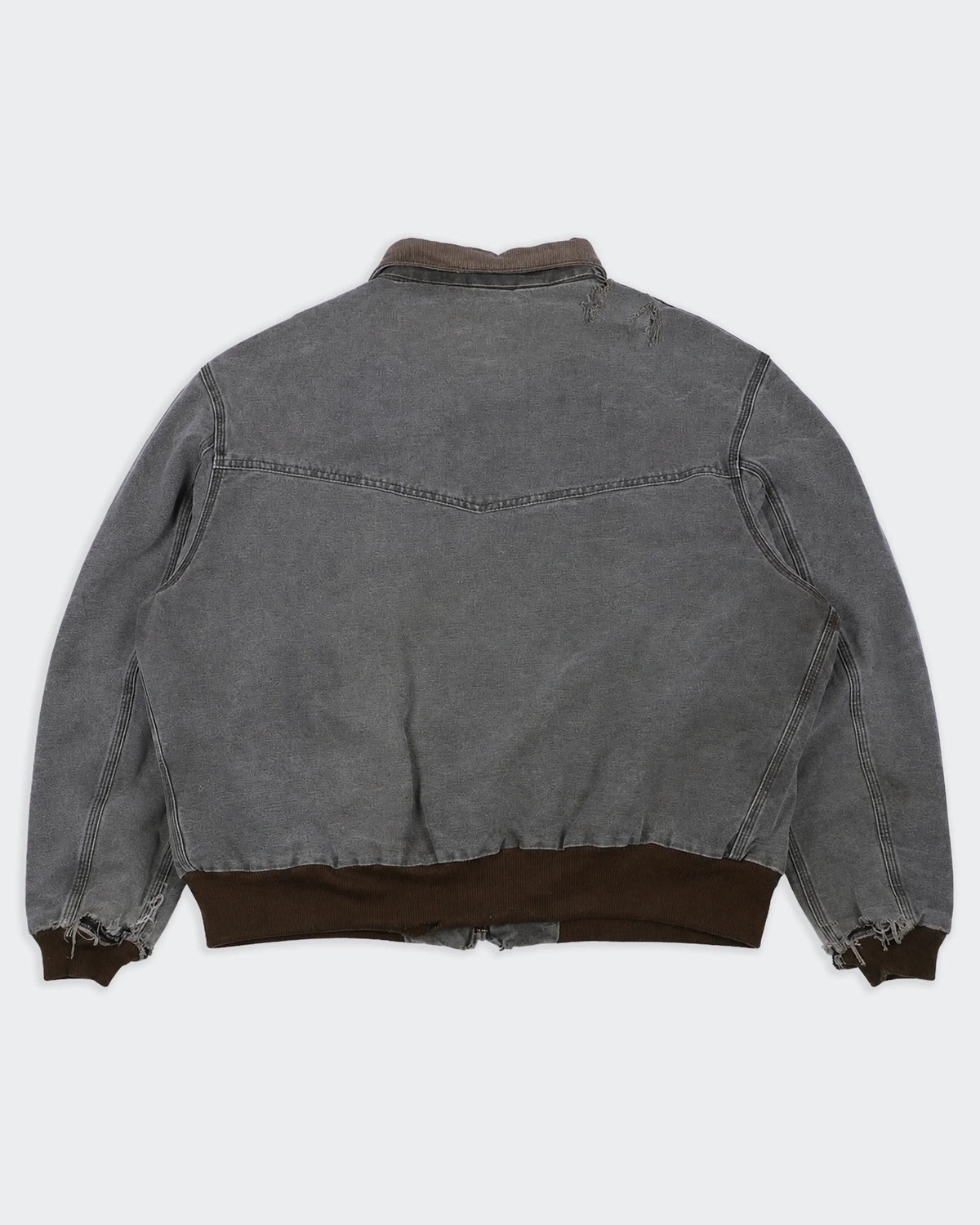 Carhartt Grau Vintage Canvas Santa Fe Bomber Jacket - XL