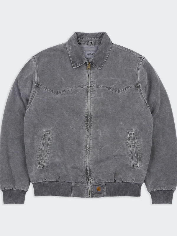 Carhartt WIP Santa Fe Bomber Jacket Gris - M