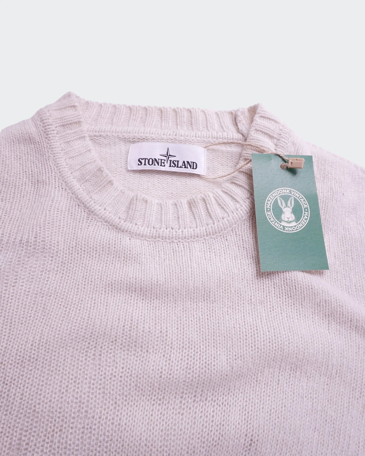 Stone Island Maglione Girocollo Bianco - S