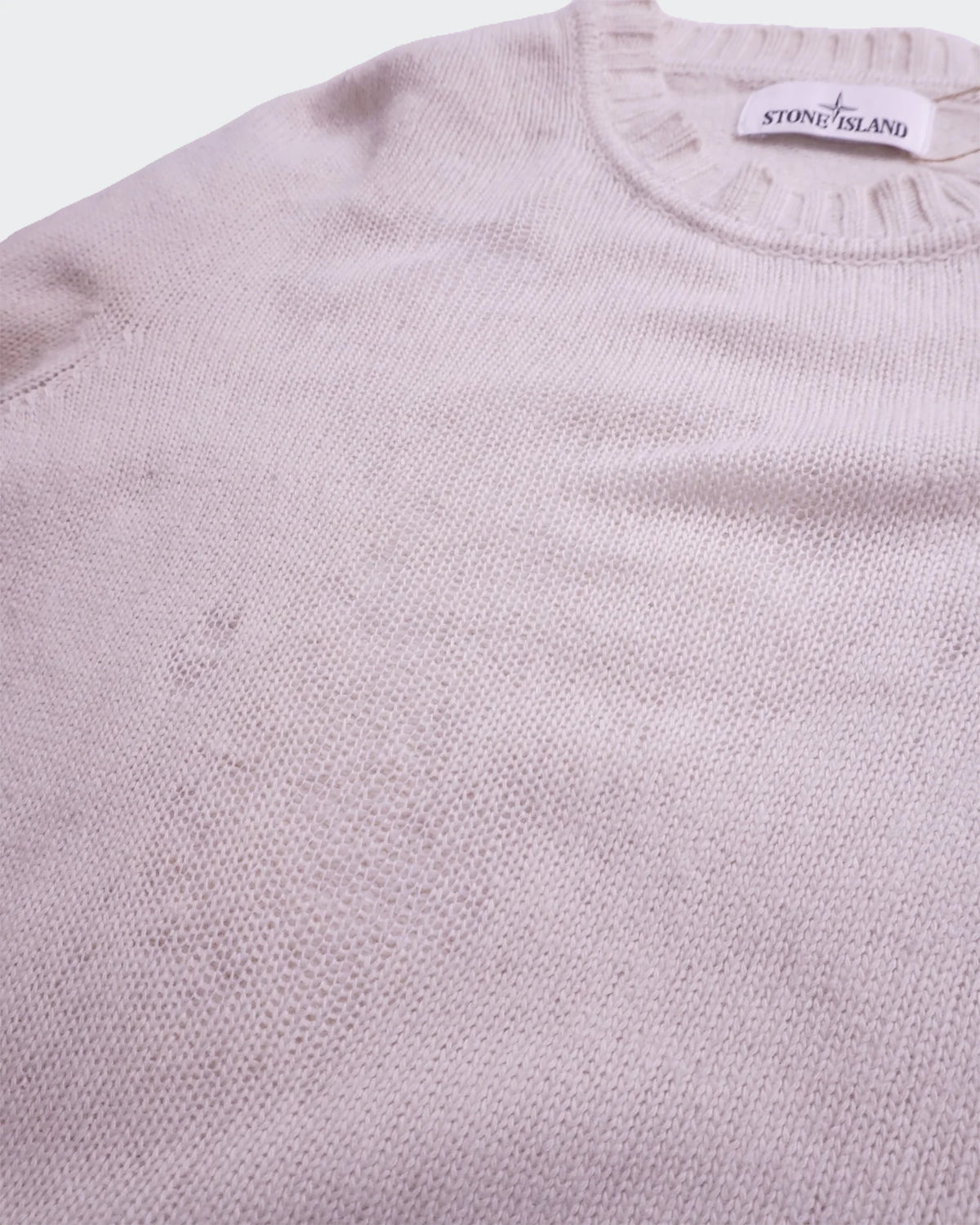 Stone Island Maglione Girocollo Bianco - S