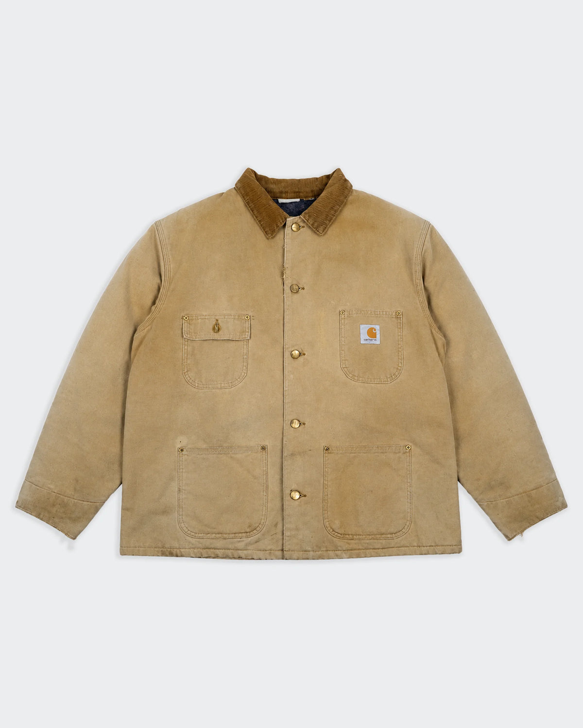 Carhartt Chore Coat de Lona Vintage Beige - L