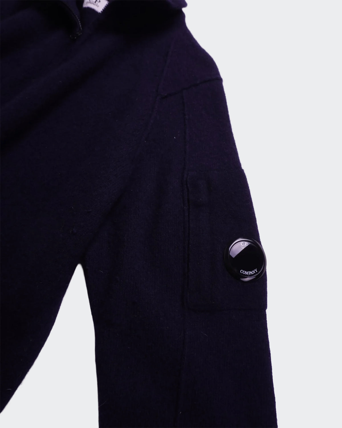 C.P. Company Jersey con Quarter-zip Azul Marino - L