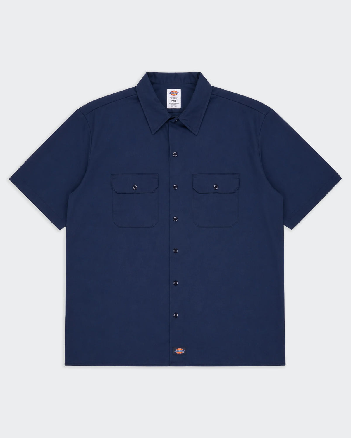 Dickies Navy Button-up Shirt - XXL