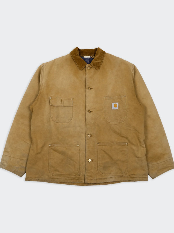 Carhartt Brown Vintage Canvas Chore Coat - XL