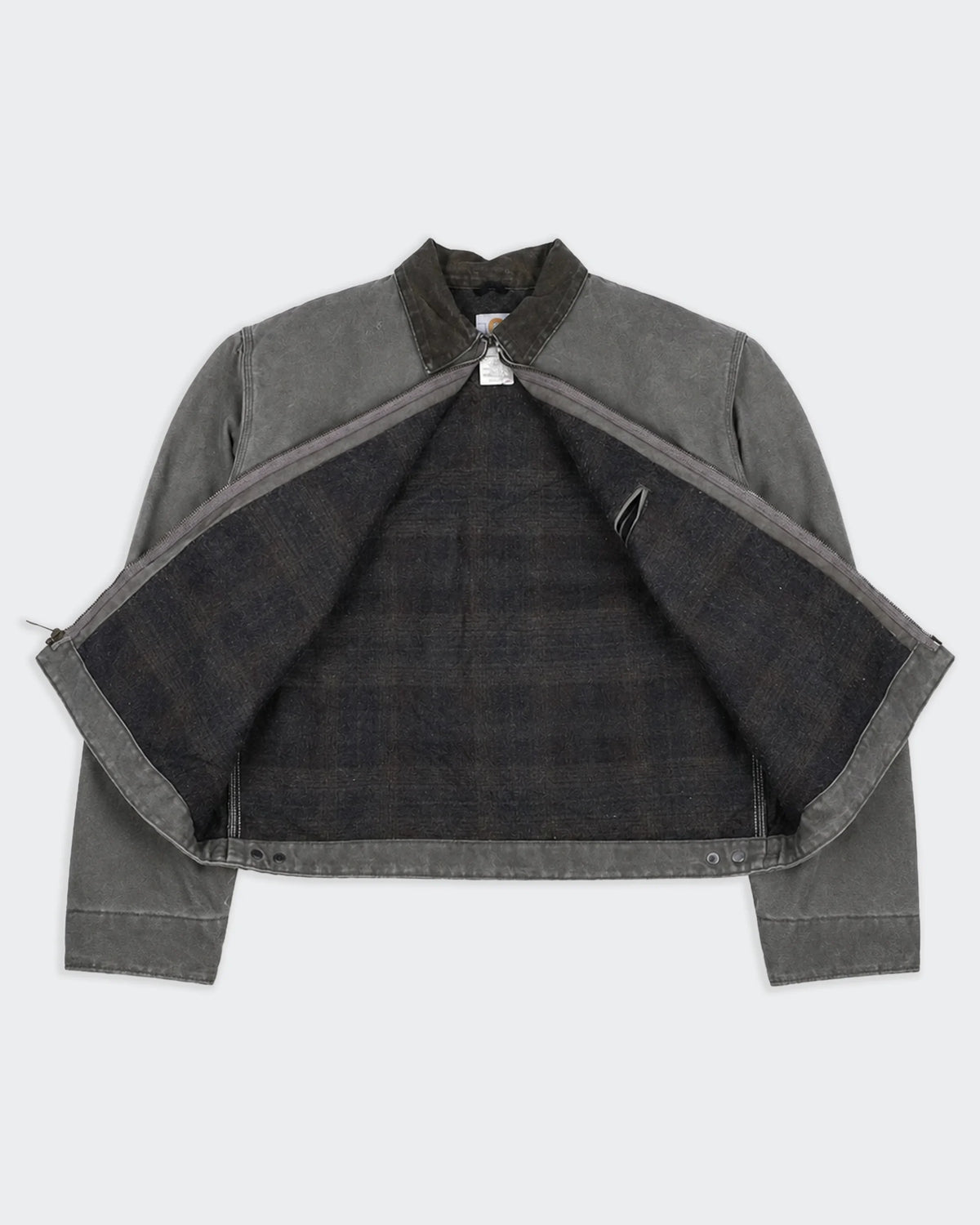 Carhartt Detroit Jacket de Lona Vintage Gris - M