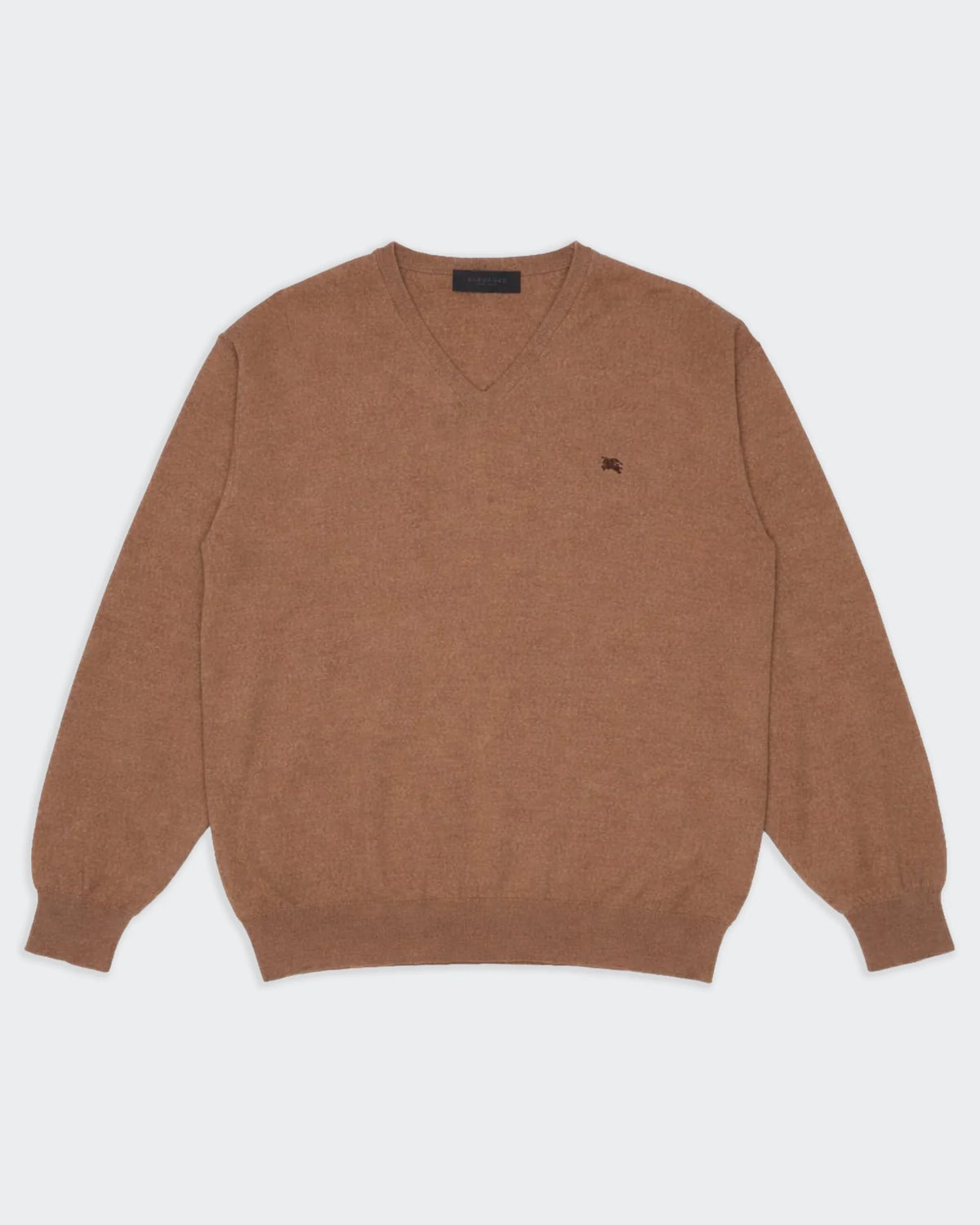 Burberry Pull Col V Marron - XL