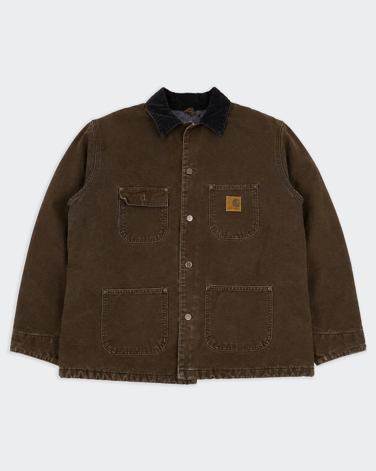 Carhartt Chore Coat en Toile Vintage Marron - XXL