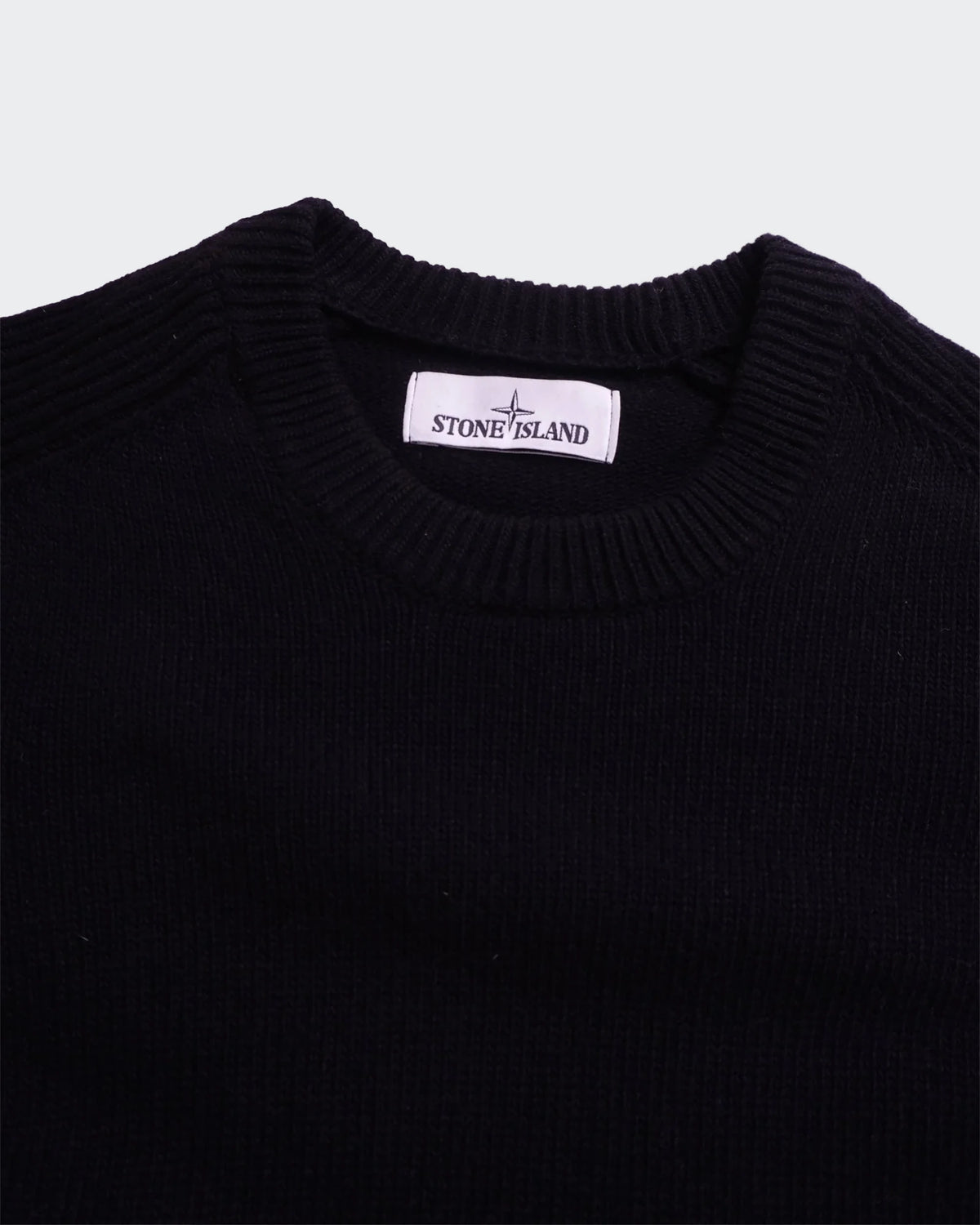 Stone Island Jersey Cuello Redondo Negro - S