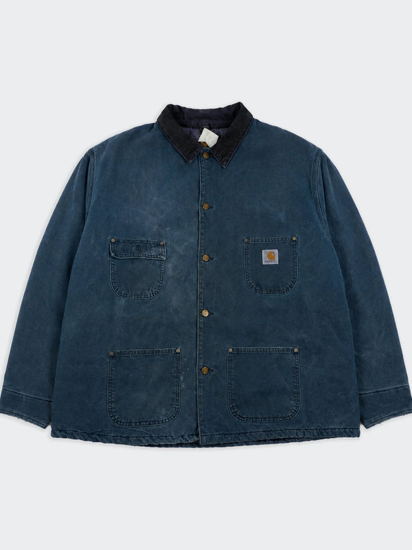 Carhartt Blue Vintage Canvas Chore Coat - XL