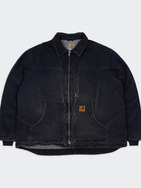 Carhartt Black Vintage Canvas Ridge Coat - XL