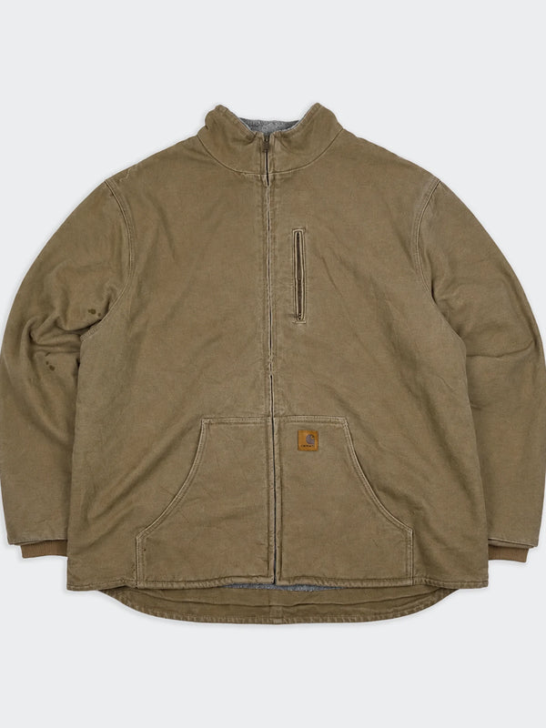 Carhartt Brown Vintage Canvas Muskegon Jacket - XL