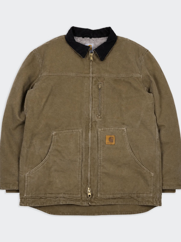 Carhartt Ridge Coat de Lona Vintage Marrón - M