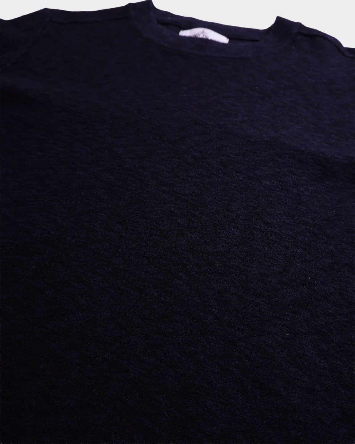 Stone Island Katoenen trui met ronde hals Marineblauw - L