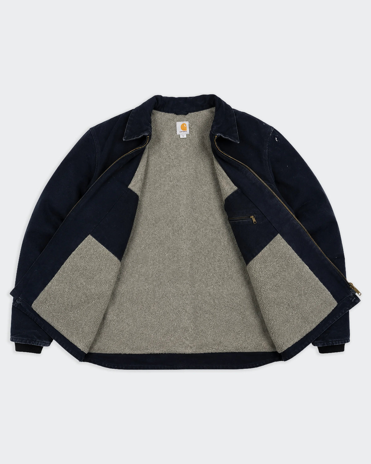 Carhartt Ridge Coat de Lona Vintage Negra - XL
