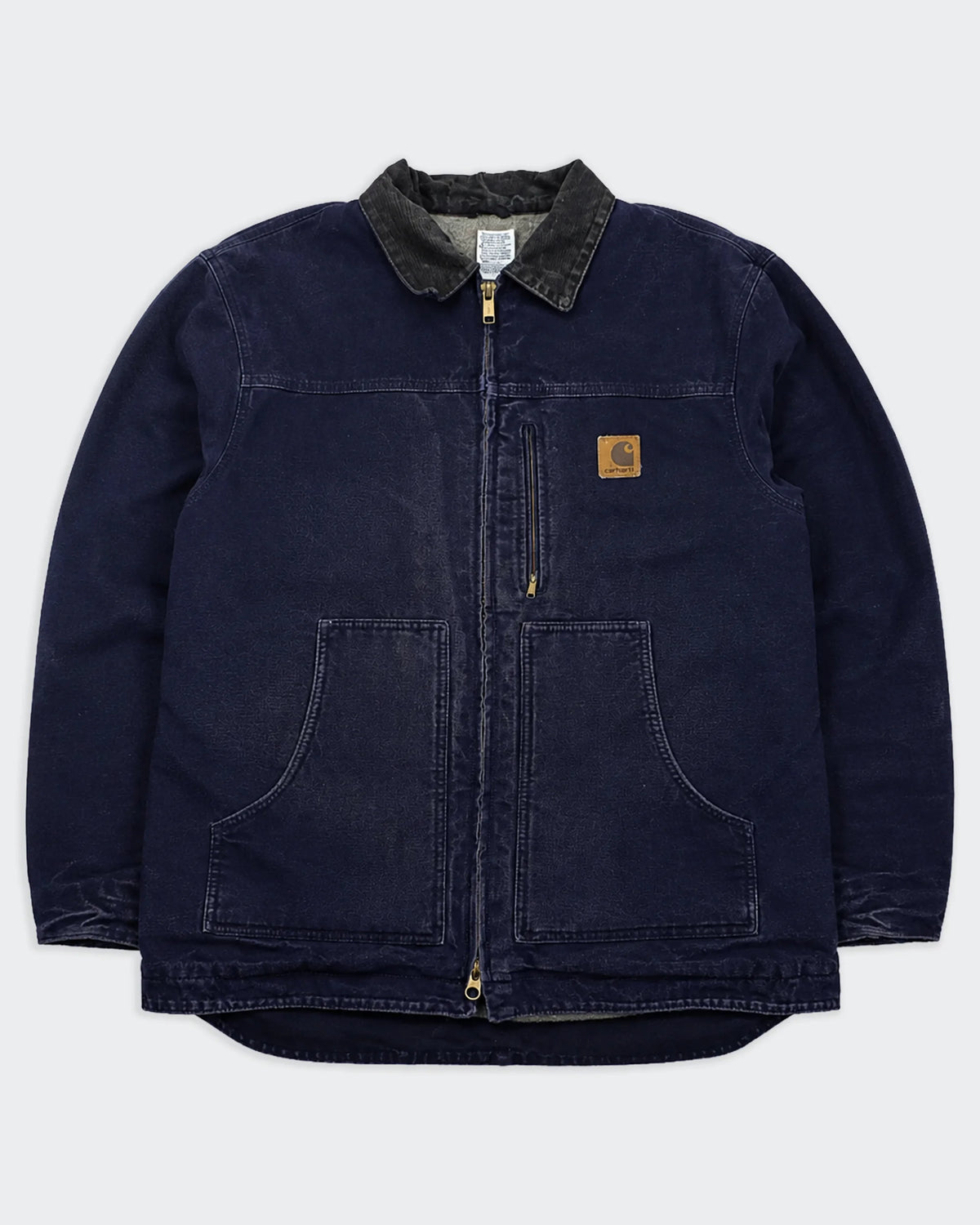 Carhartt Ridge Work Jacket en Toile Vintage Bleu Marine - XL
