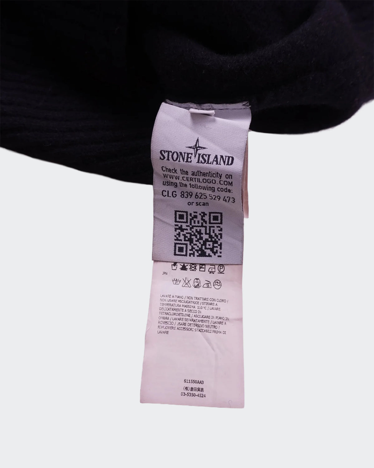 Stone Island Maglione Girocollo Nero - M