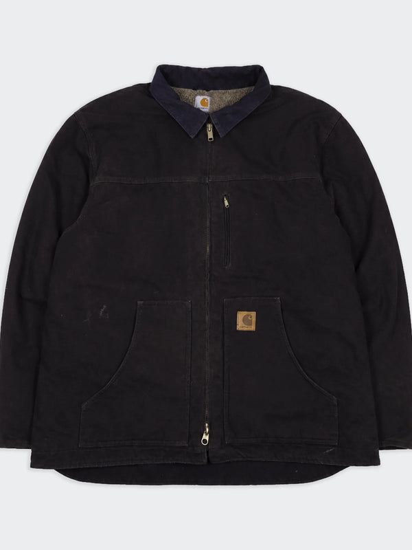 Carhartt Chore Coat de Lona Vintage Marrón - XXL