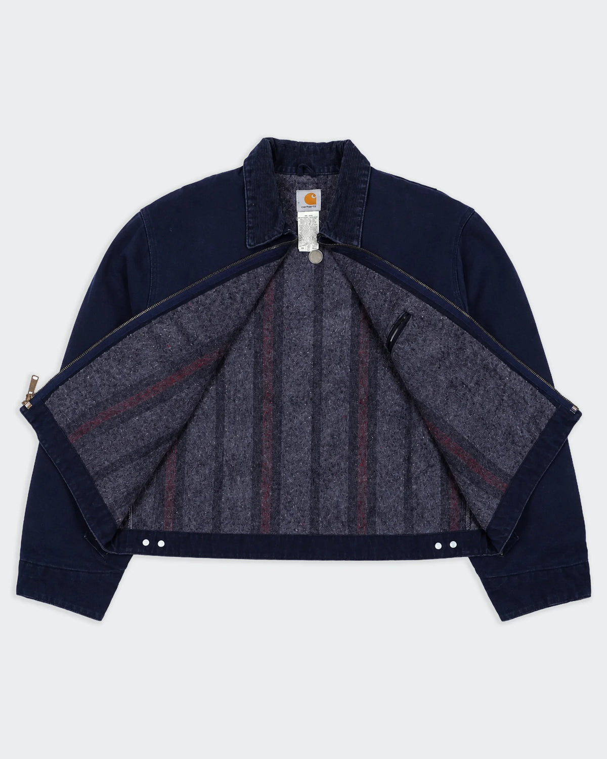 Carhartt Marineblau Vintage Canvas Detroit Jacket - L