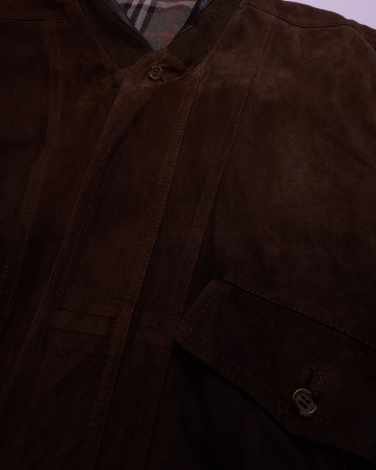 Burberry Brown Bomber Jacket - M