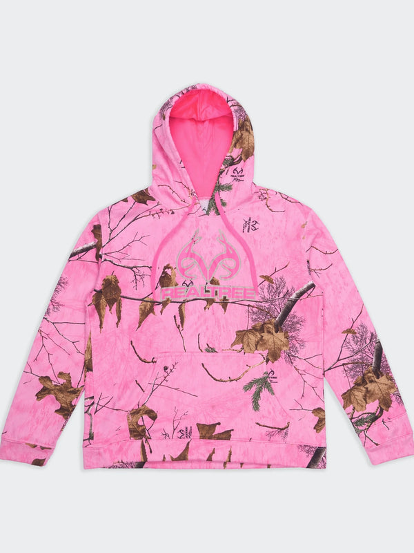 Realtree Pink Hoodie - M