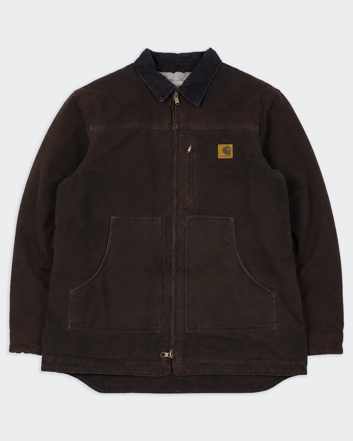 Carhartt Brown Vintage Canvas Ridge Coat - L
