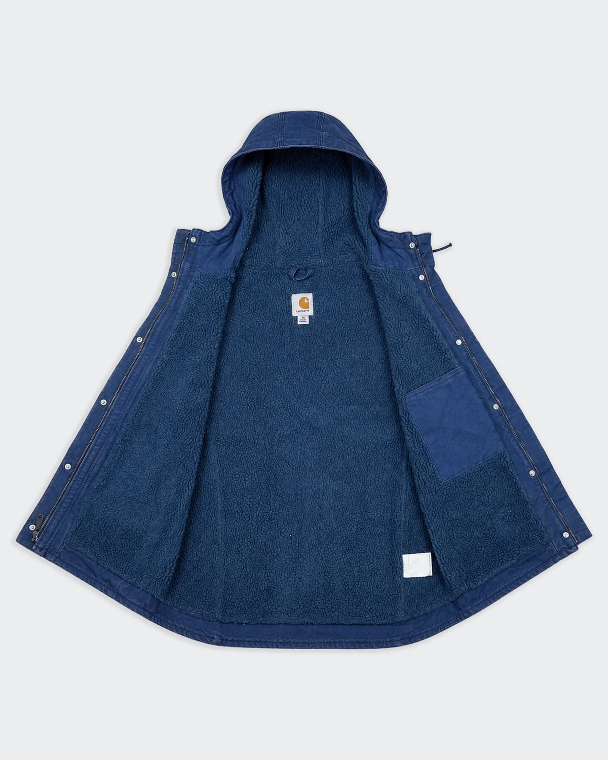Carhartt Vintage Canvas Bodywarmer met Capuchon Blauw - S